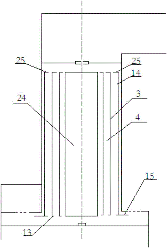 Centrifugal gas way type gas purifier