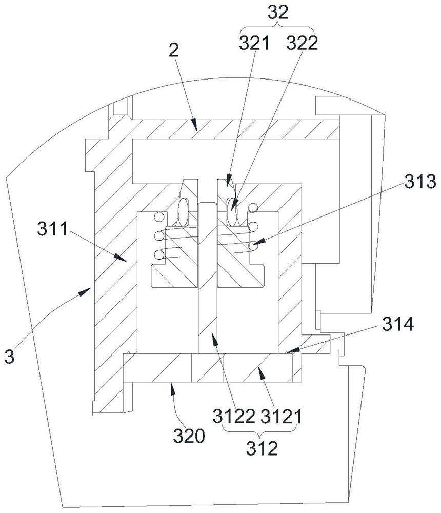 Self-priming pump with return valve