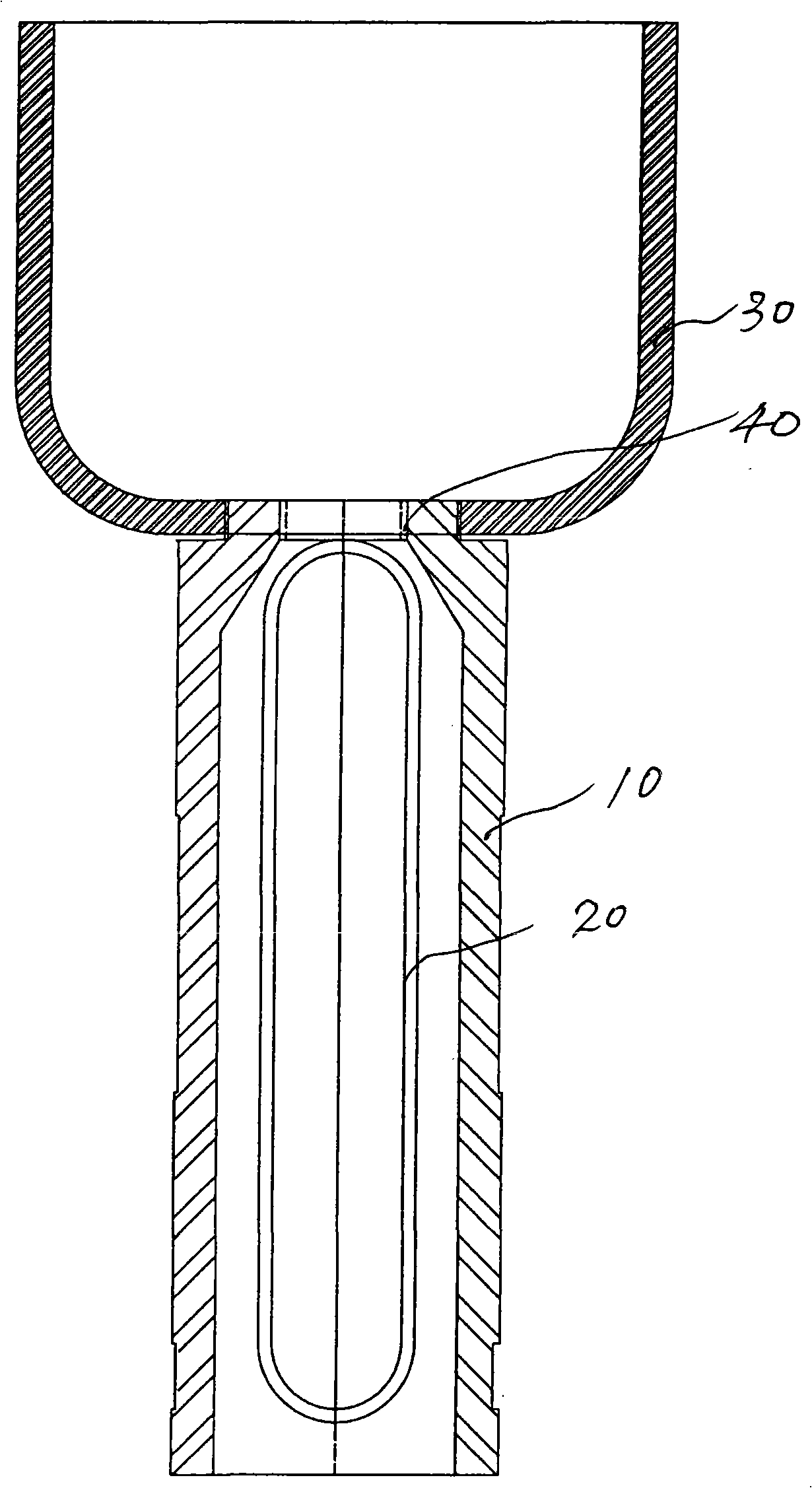 Fixed protection sleeve of needle tube