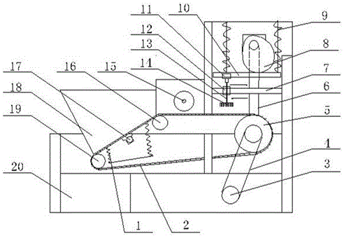 High efficiency red jujube coring machine capable of continuous transmission