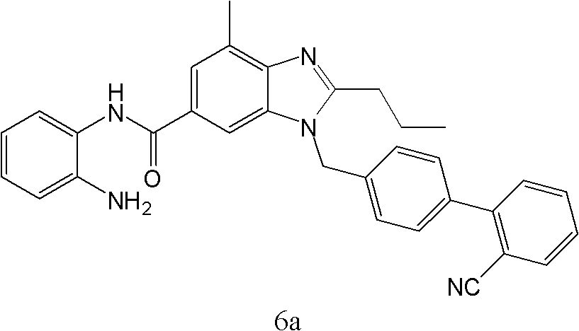 Key intermediate of telmisartan, synthesis method thereof and method for synthesizing telmisartan by intermediate