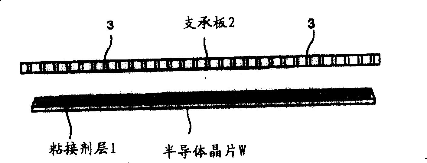 Stickup device of support plate