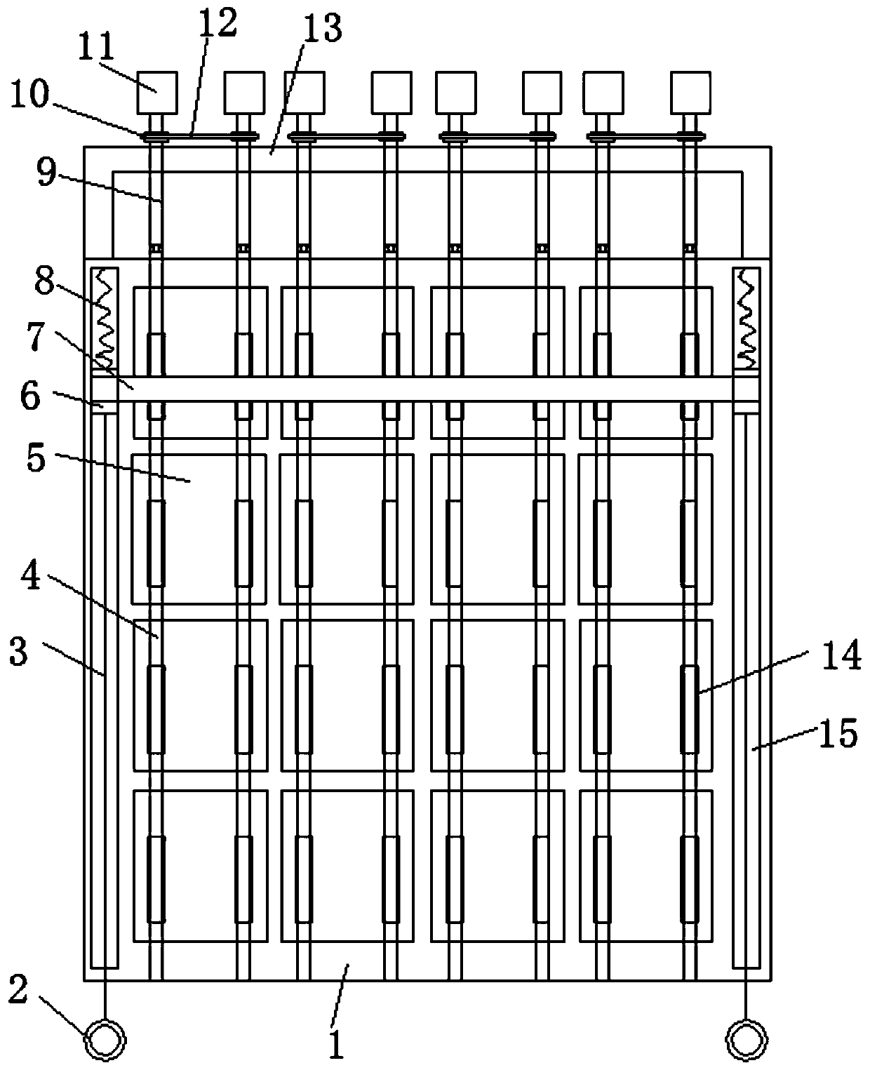 Splicing solar heating panel