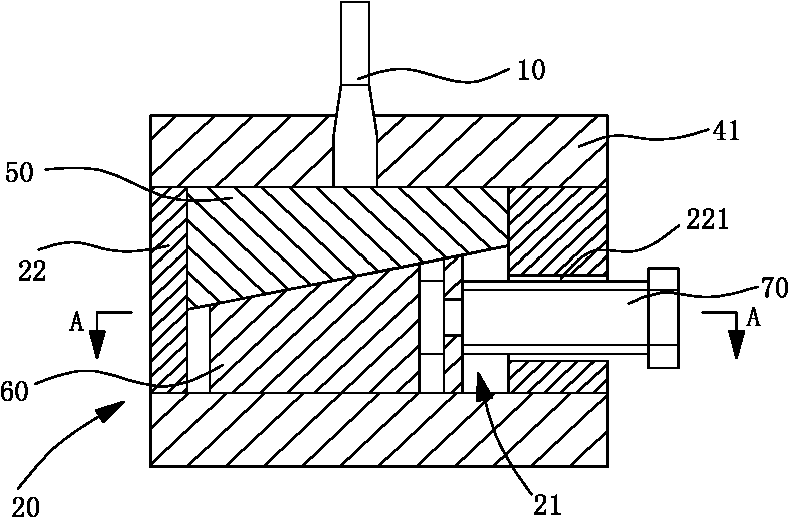 Lifting punching device