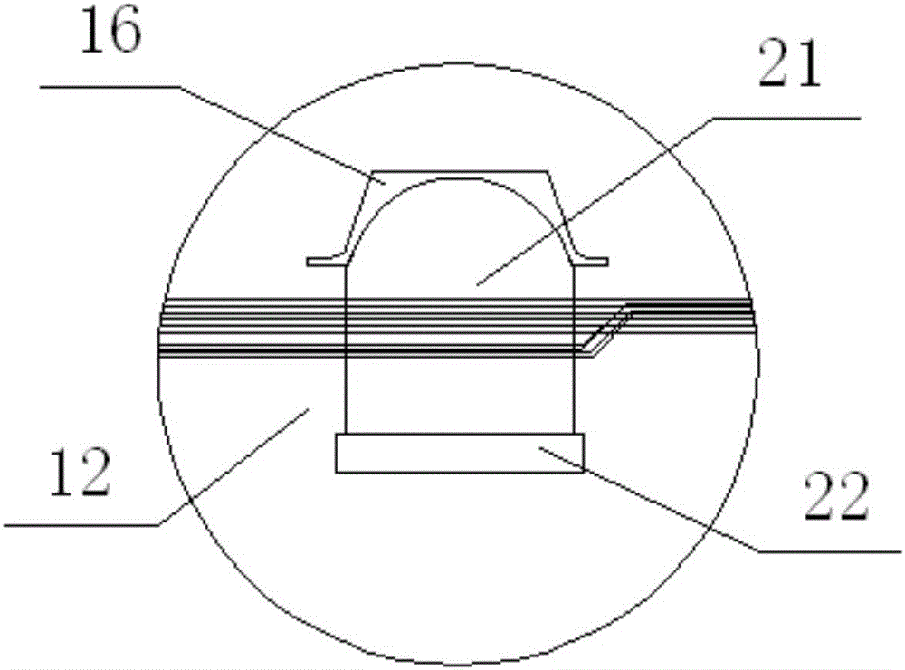 Forming die for large television backplane