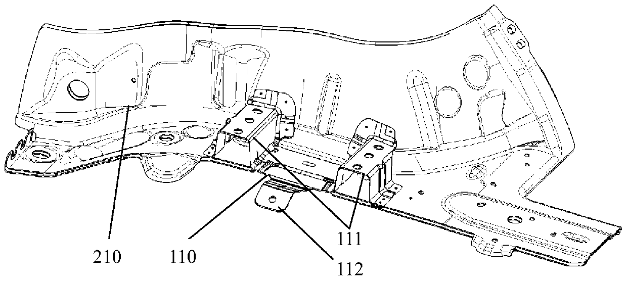 Electric vehicle motor mount bracket and electric vehicle