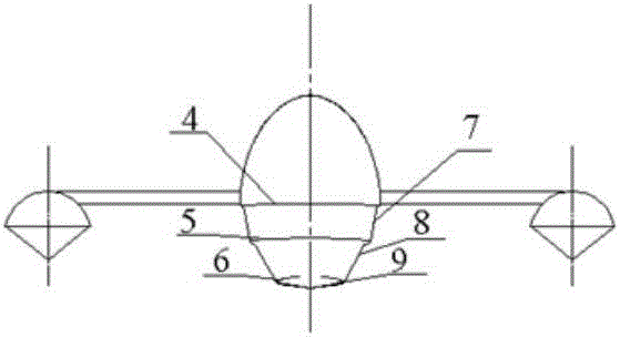 High-performance hybrid hullform for amphibious aircraft