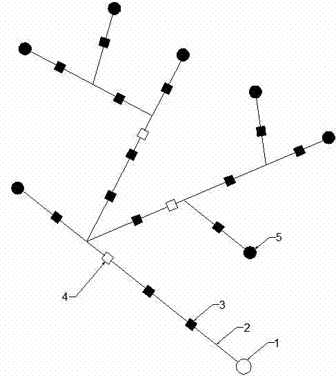 Distributed type sewage treatment system