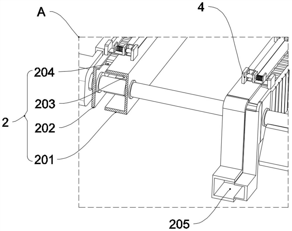 New energy automobile battery pack frame structure