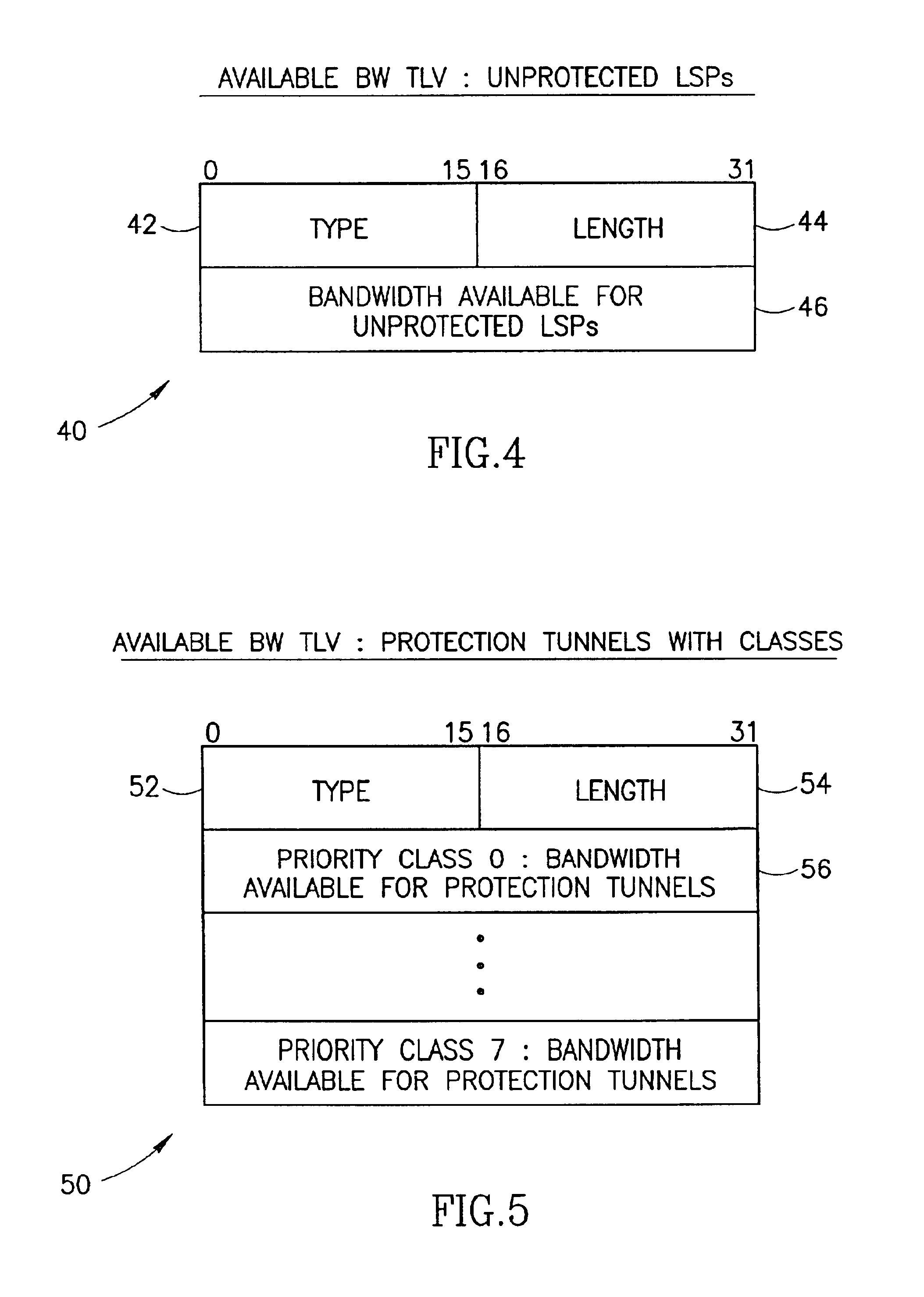 Path rerouting mechanism utilizing multiple link bandwidth allocations