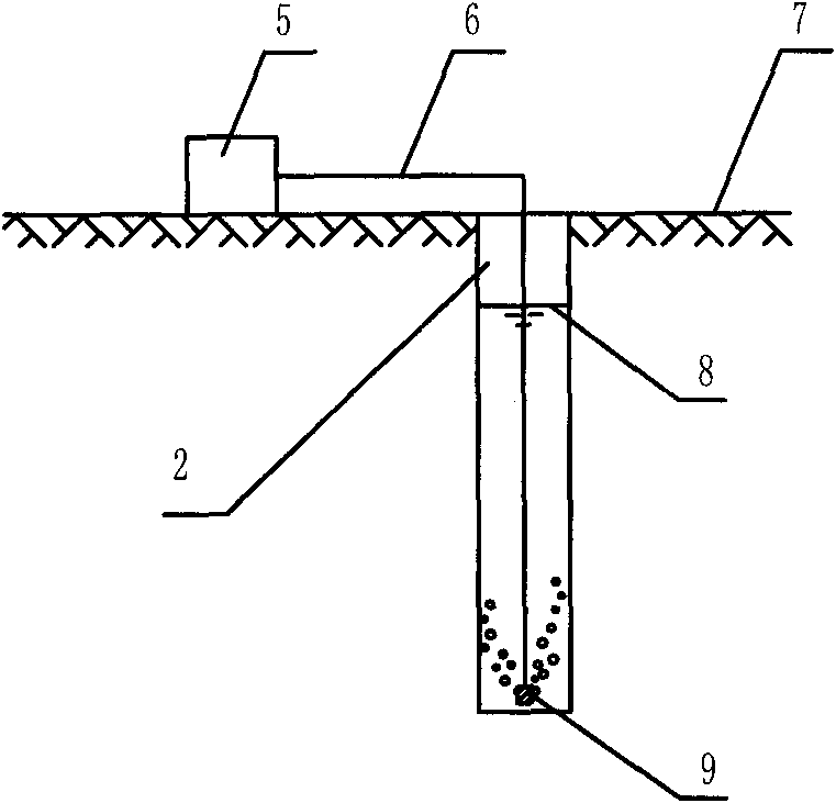 In-situ arsenic removing method of underground water