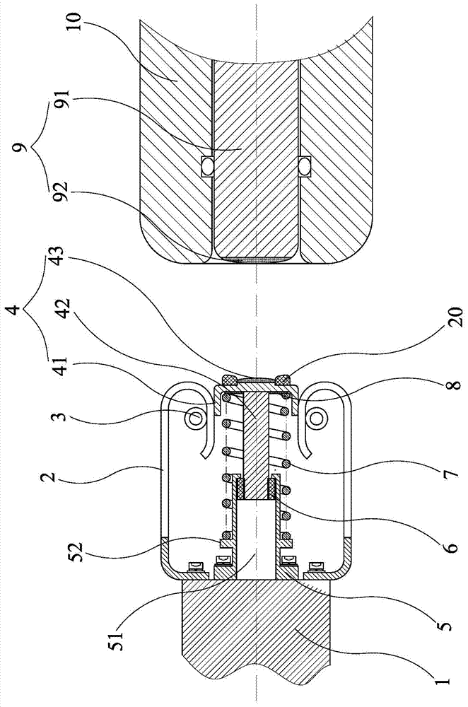 Grounding switch contact