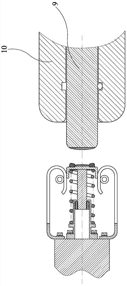 Grounding switch contact