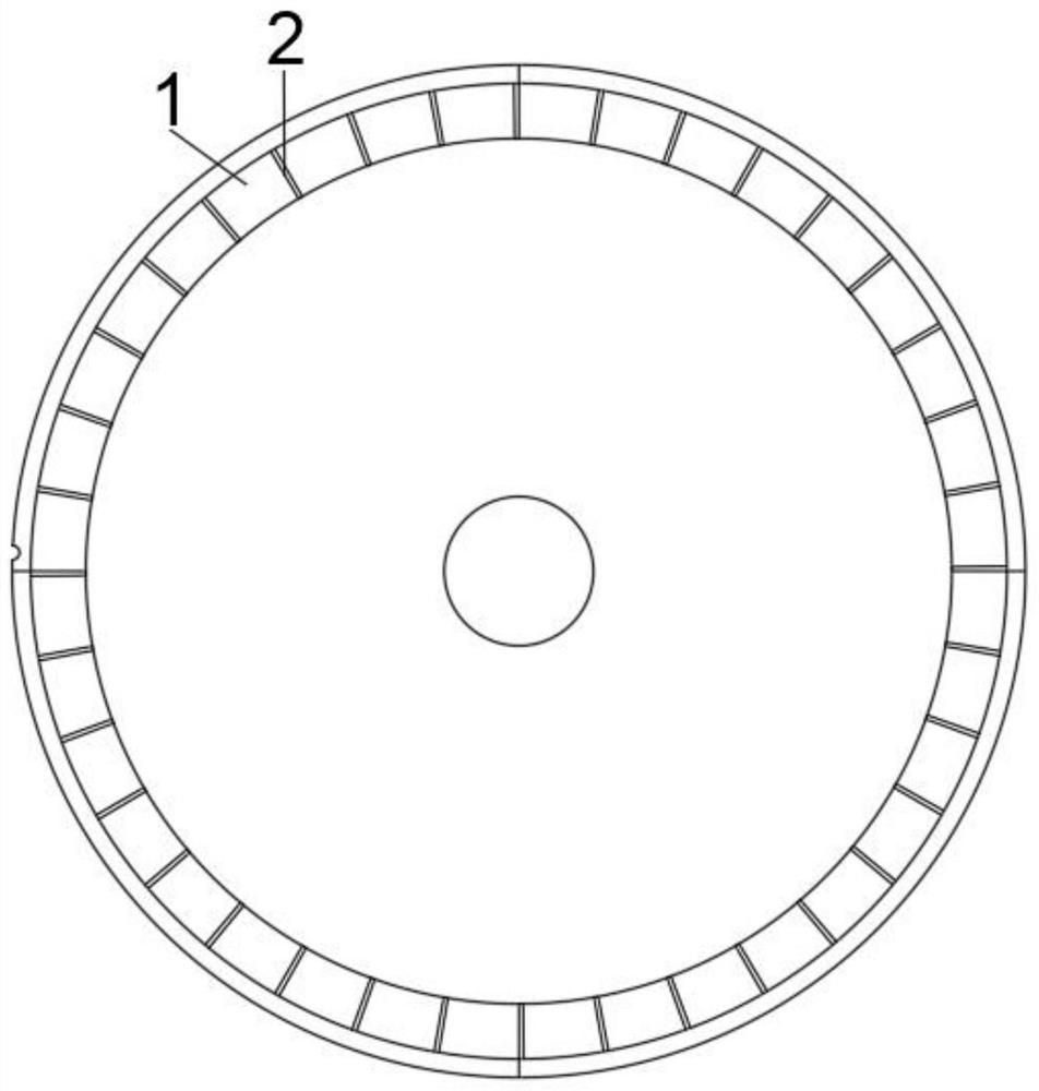 Test paper structure for detecting cancerogenic substances in food