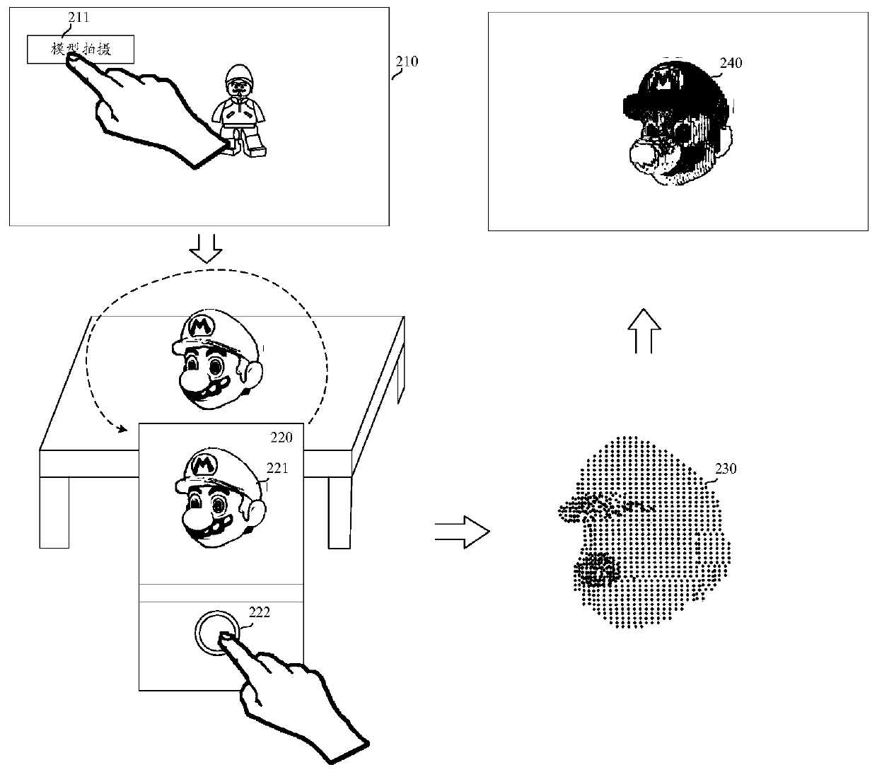 Virtual-environment-based object construction method and method and readable storage medium