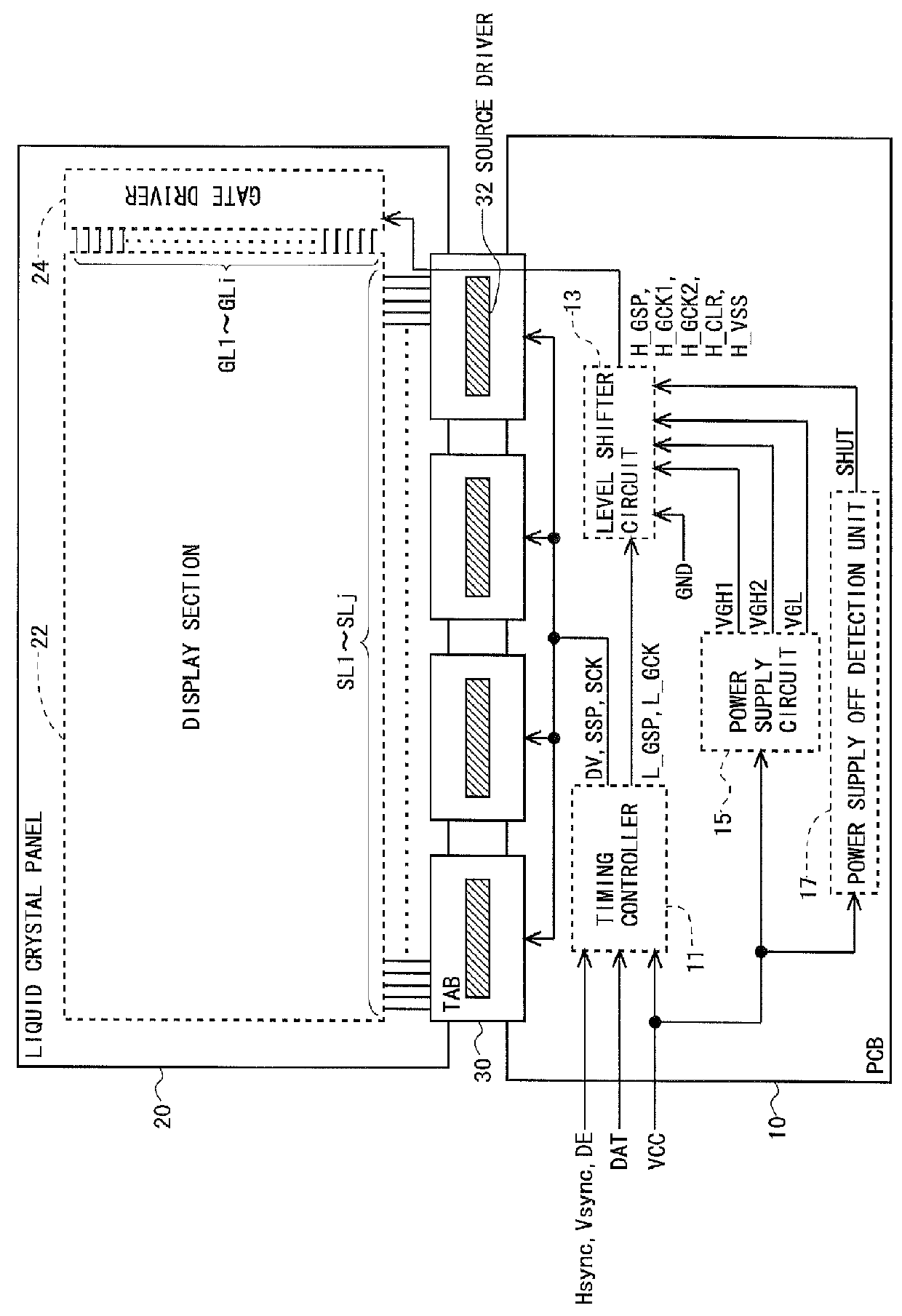 Liquid crystal display device and drive method for same