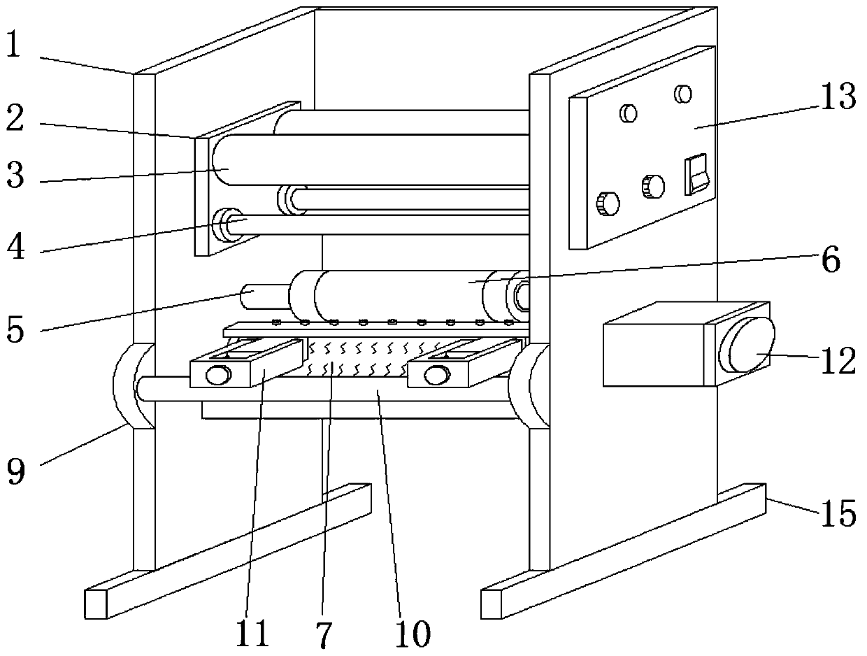 Double-sided scraper equipment for aluminum foil coloring