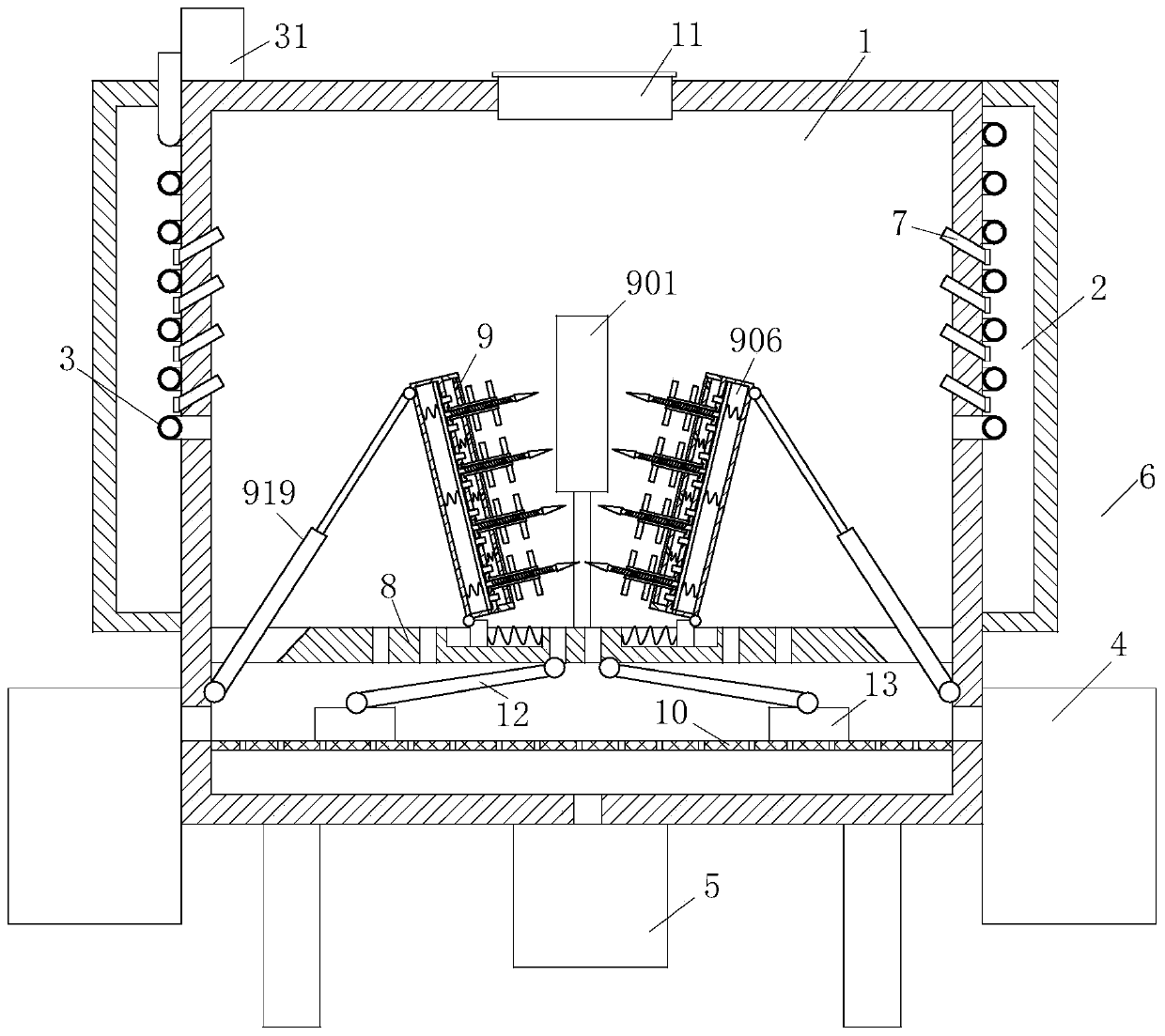 A high-efficiency and environmentally friendly waste pyrolysis process