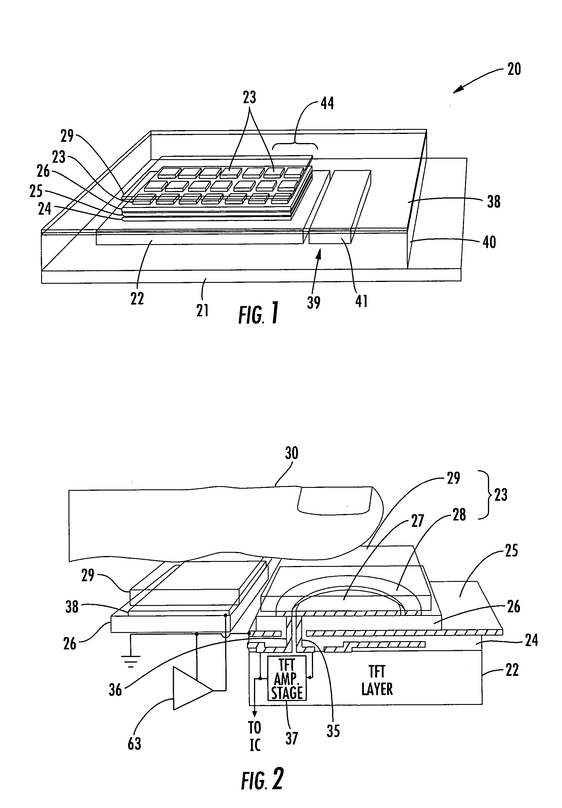 Finger biometric sensor with sensor electronics distributed over thin film and monocrystalline substrates and related methods