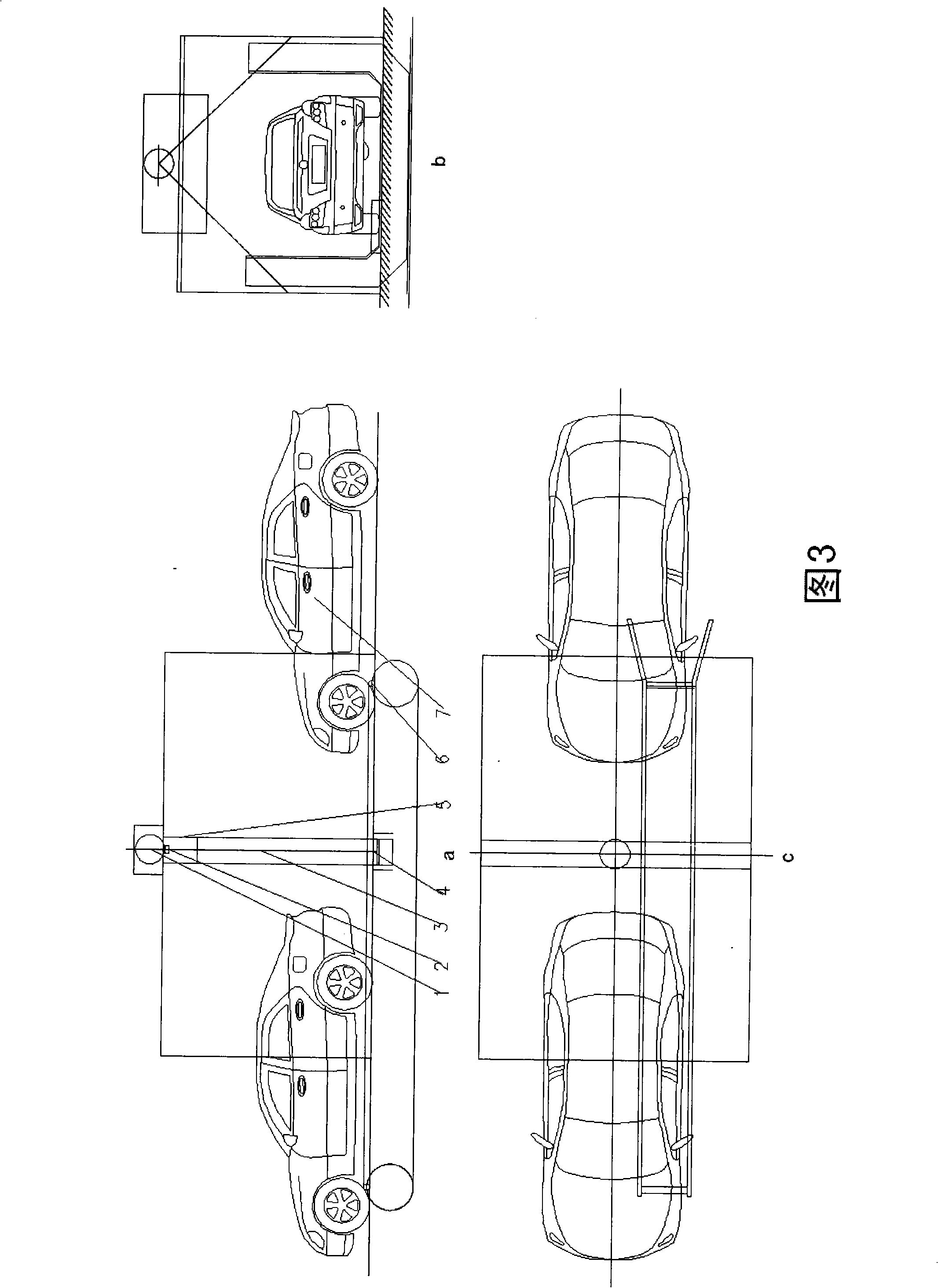 Passenger car radiation imaging detection system