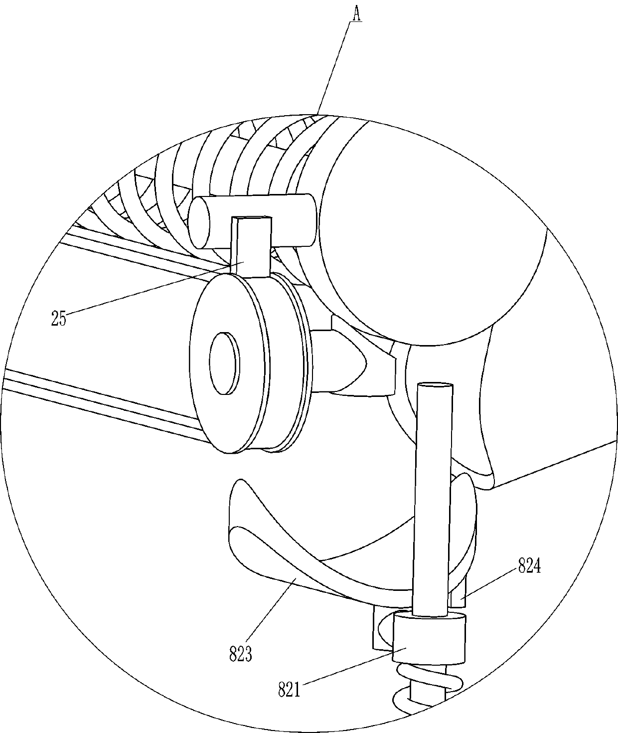 Automatic tennis ball launching device