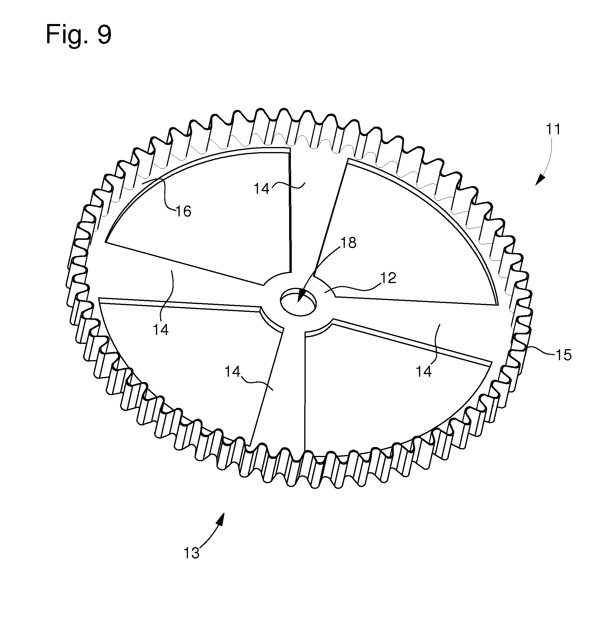 Complex pierced micromechanical part