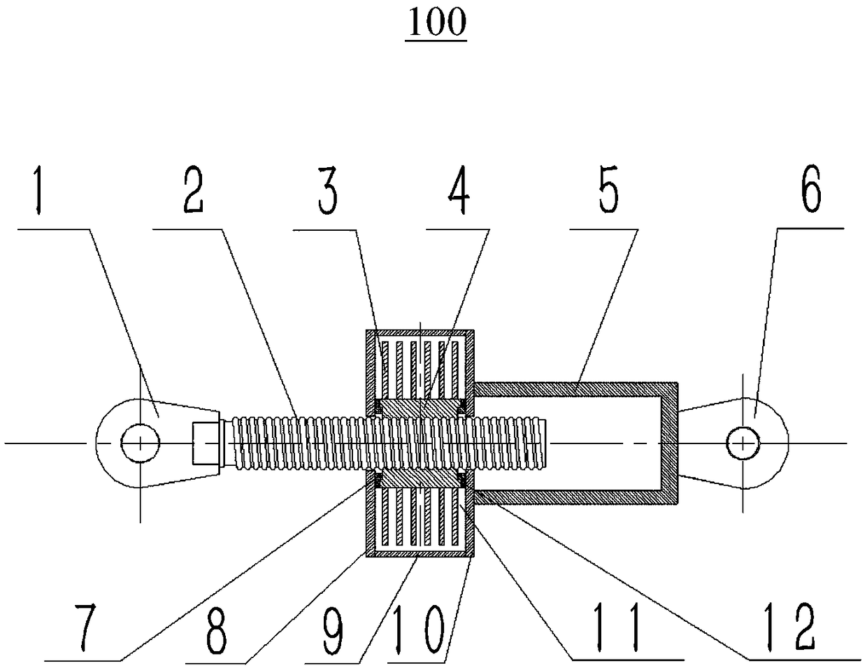 Viscous shear type damper