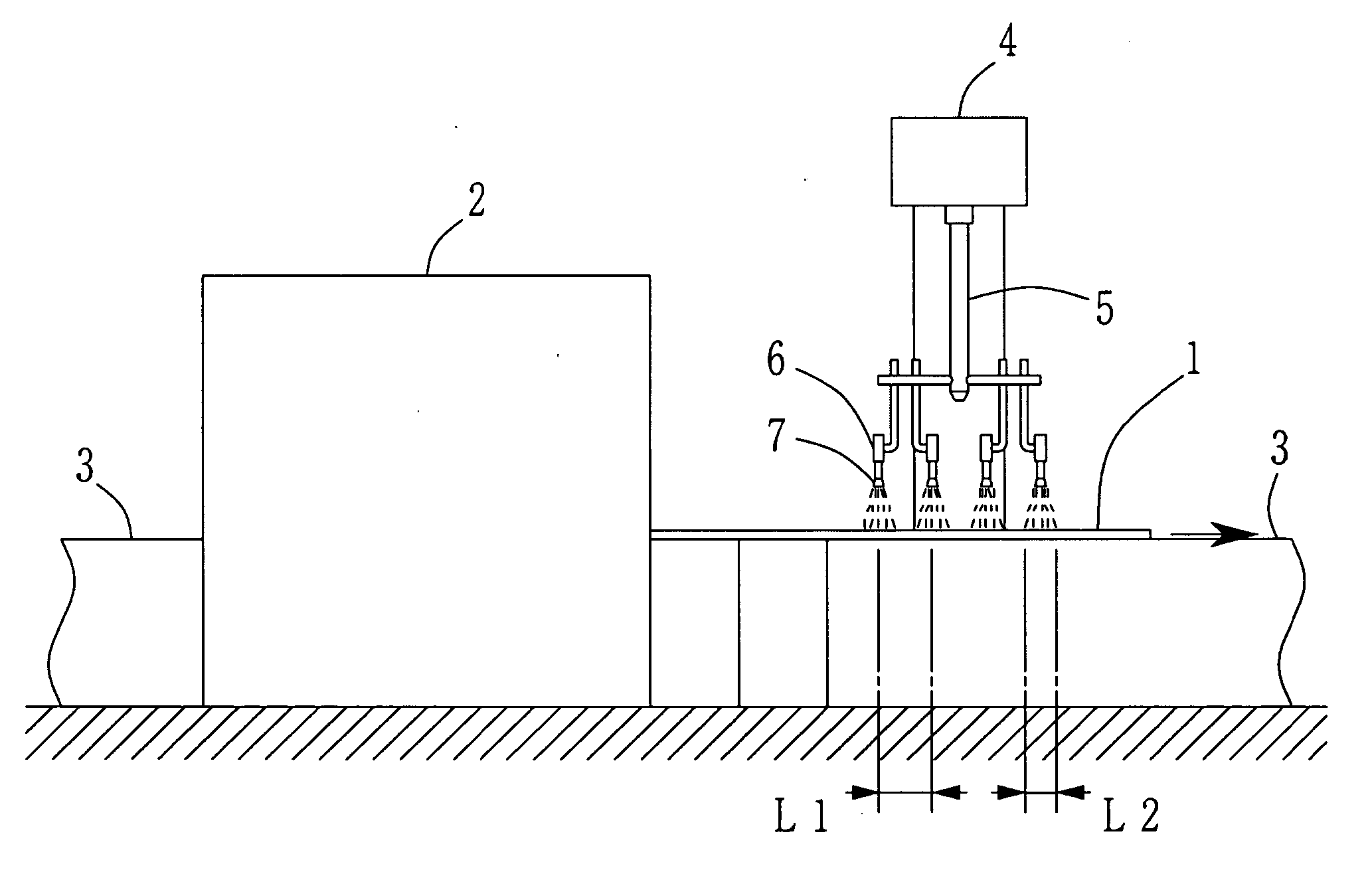 Method for producing glass sheet coated with titanium oxide thin film