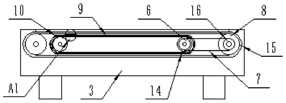 Automatic conveying device for welded pipe machining