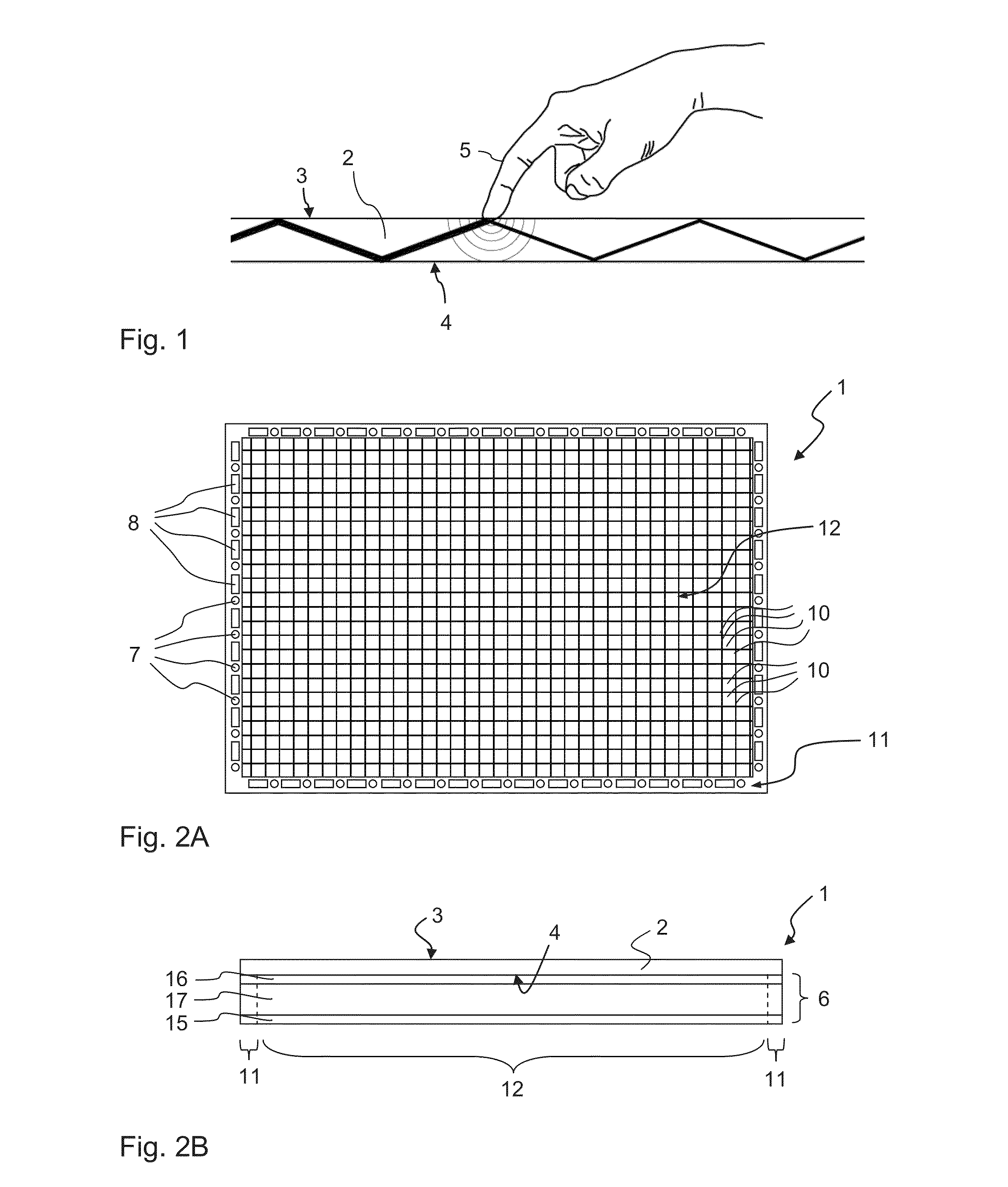 Touch-sensing display panel