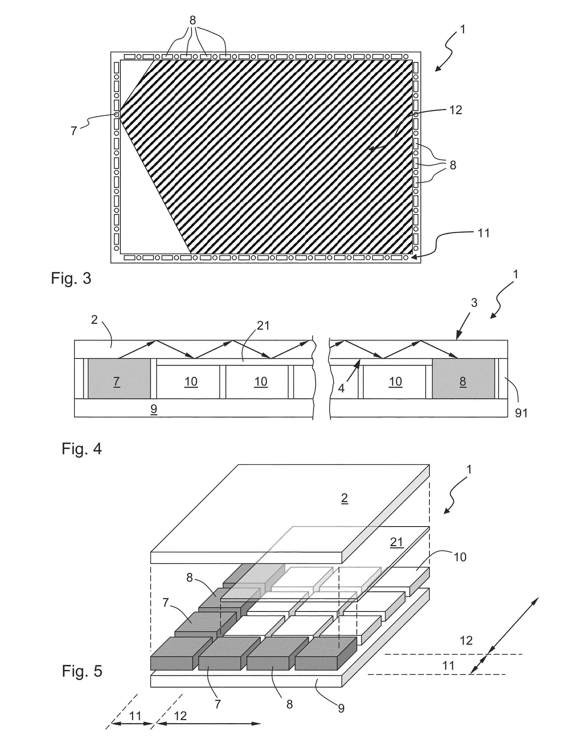 Touch-sensing display panel