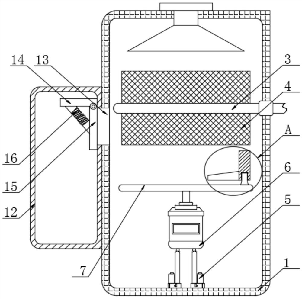 Filtering dust remover suitable for bentonite