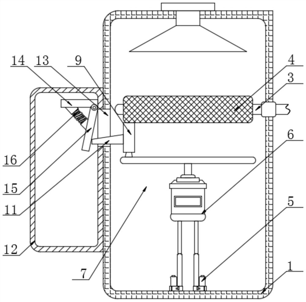 Filtering dust remover suitable for bentonite