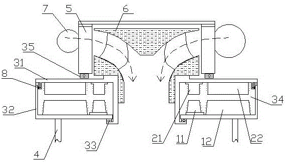 Integrated flat assembling mixed-flow type hydraulic generator