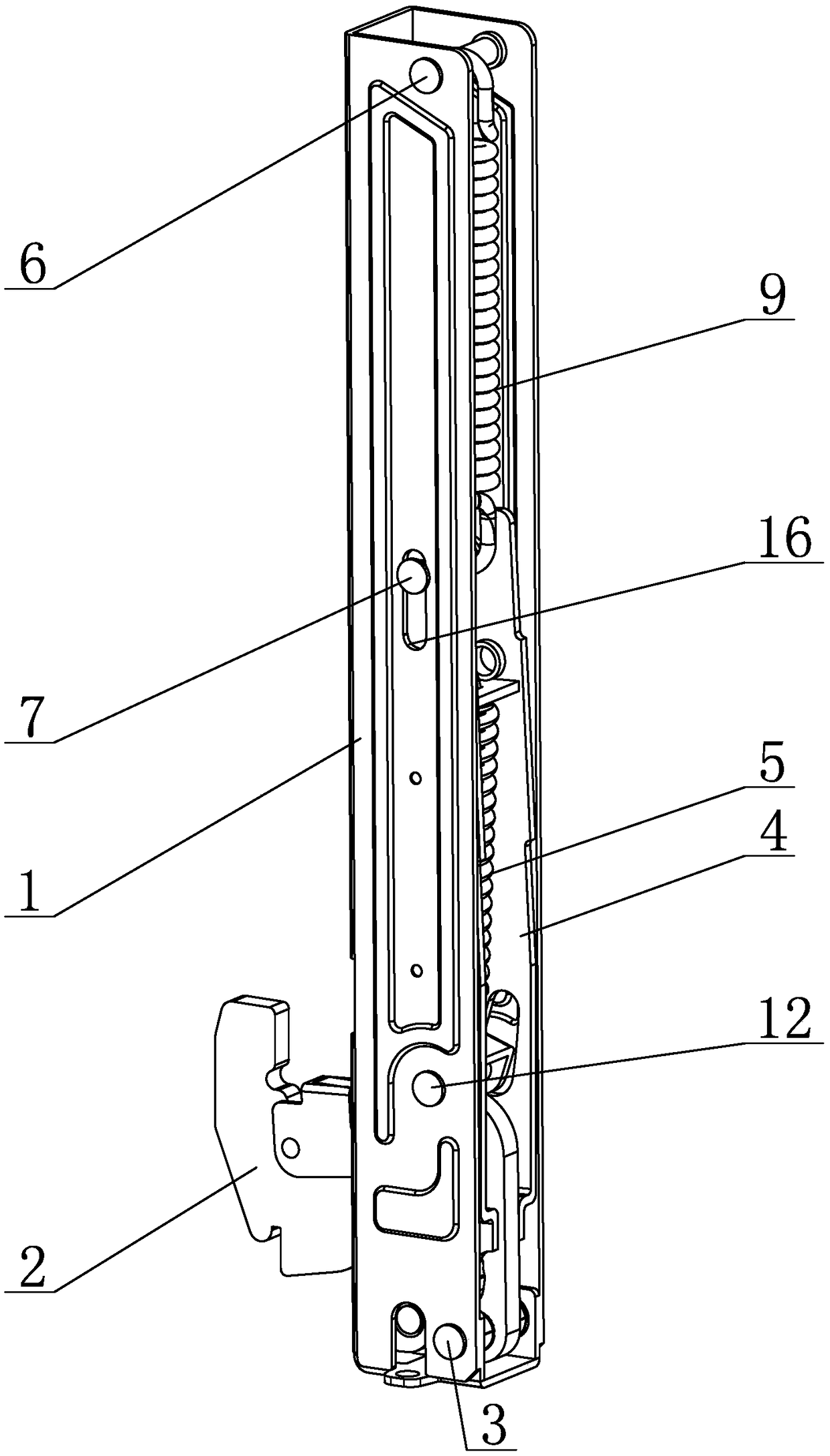 Oven hinge with two-section type transmission mechanism