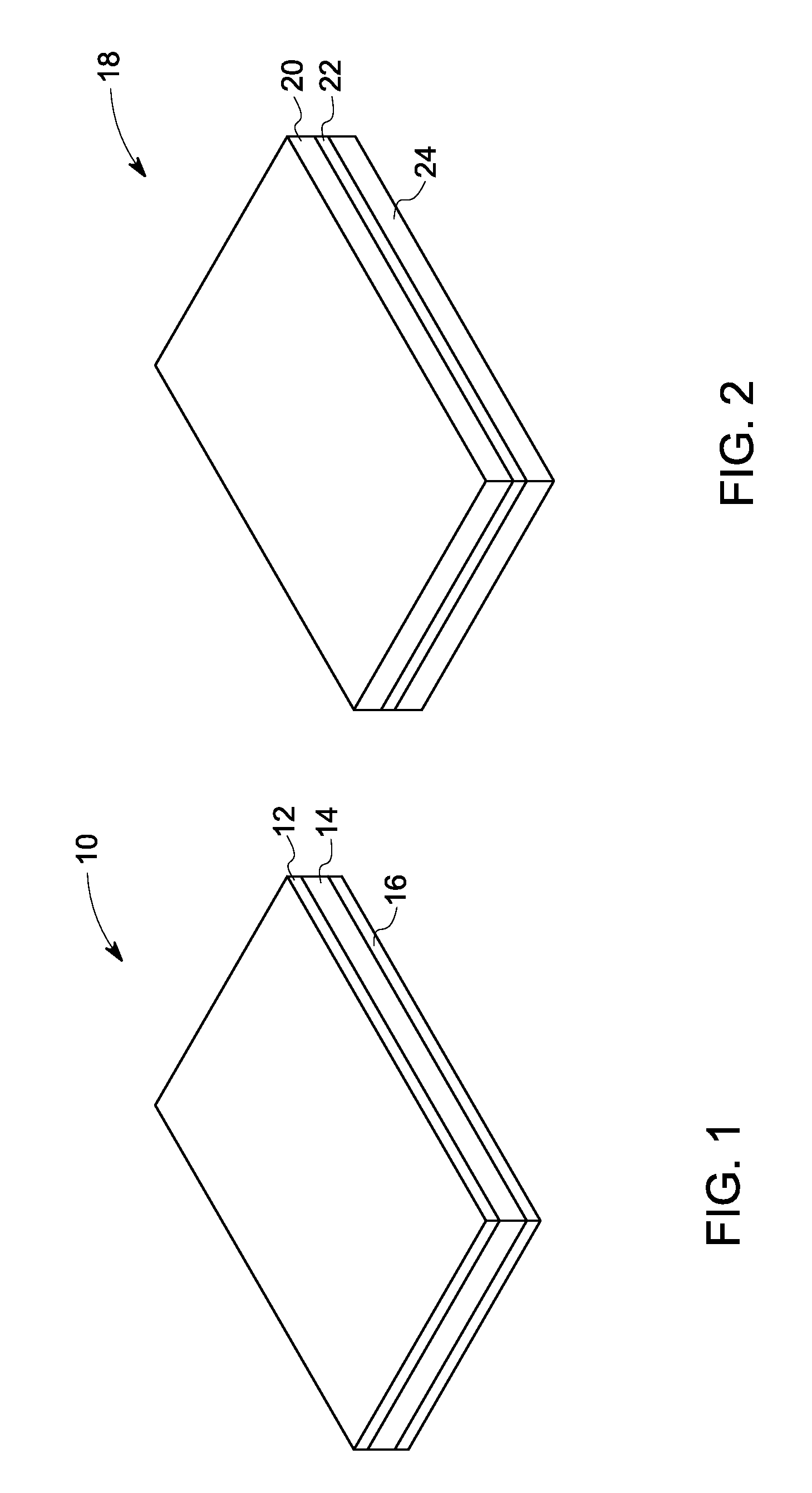 Fluidic thermal management article and method