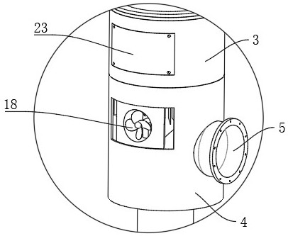 Power sealing type vertical long shaft pump