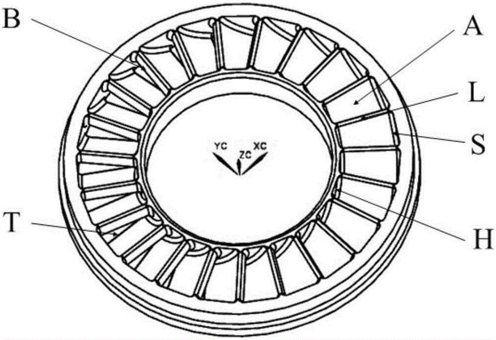 Shrouded impeller finish machining tool path planning method