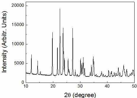 Sintering synthesis method for nanometer negative expansion ceramic Zr2(WO4)(PO4)2