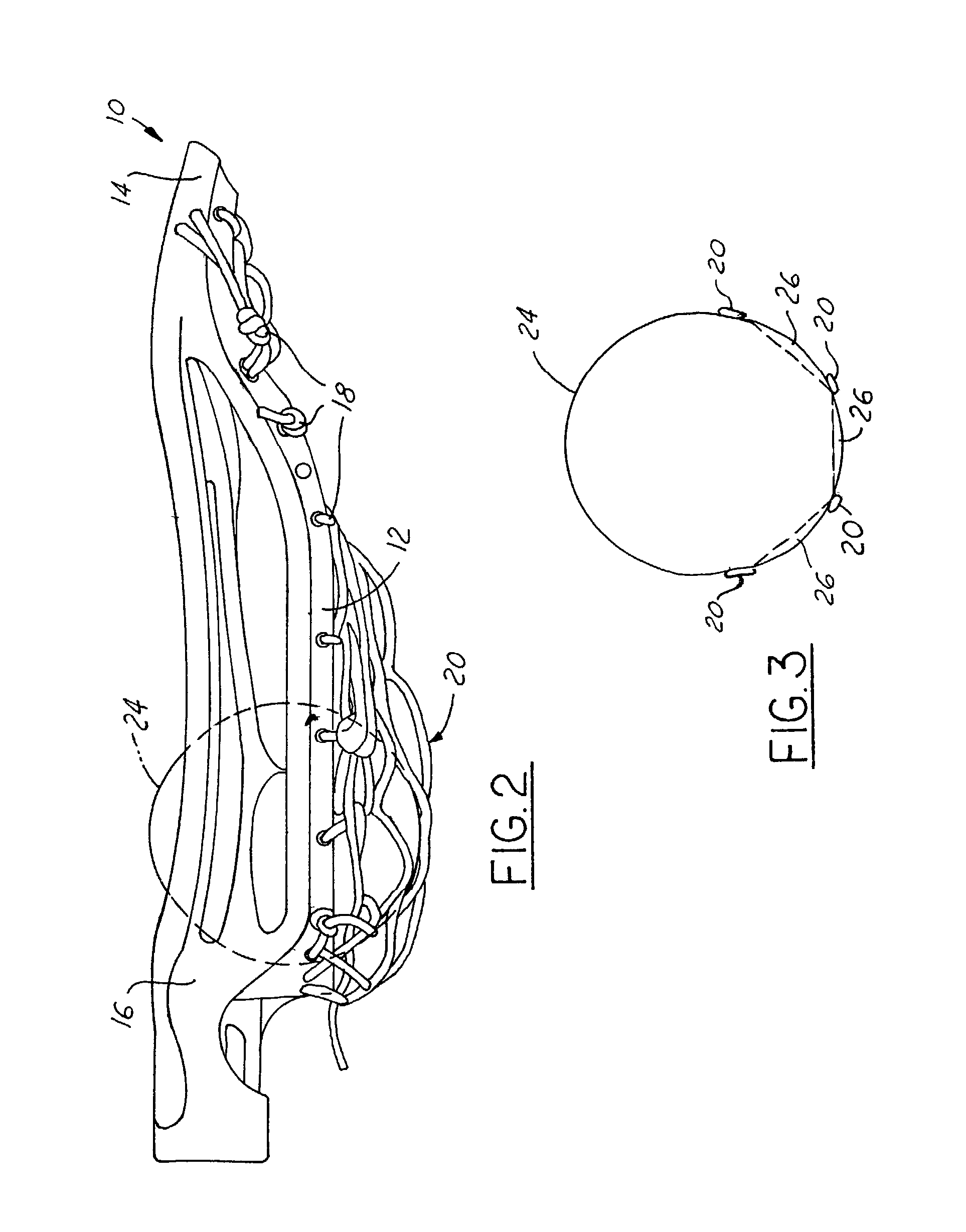 Lacrosse head pocket