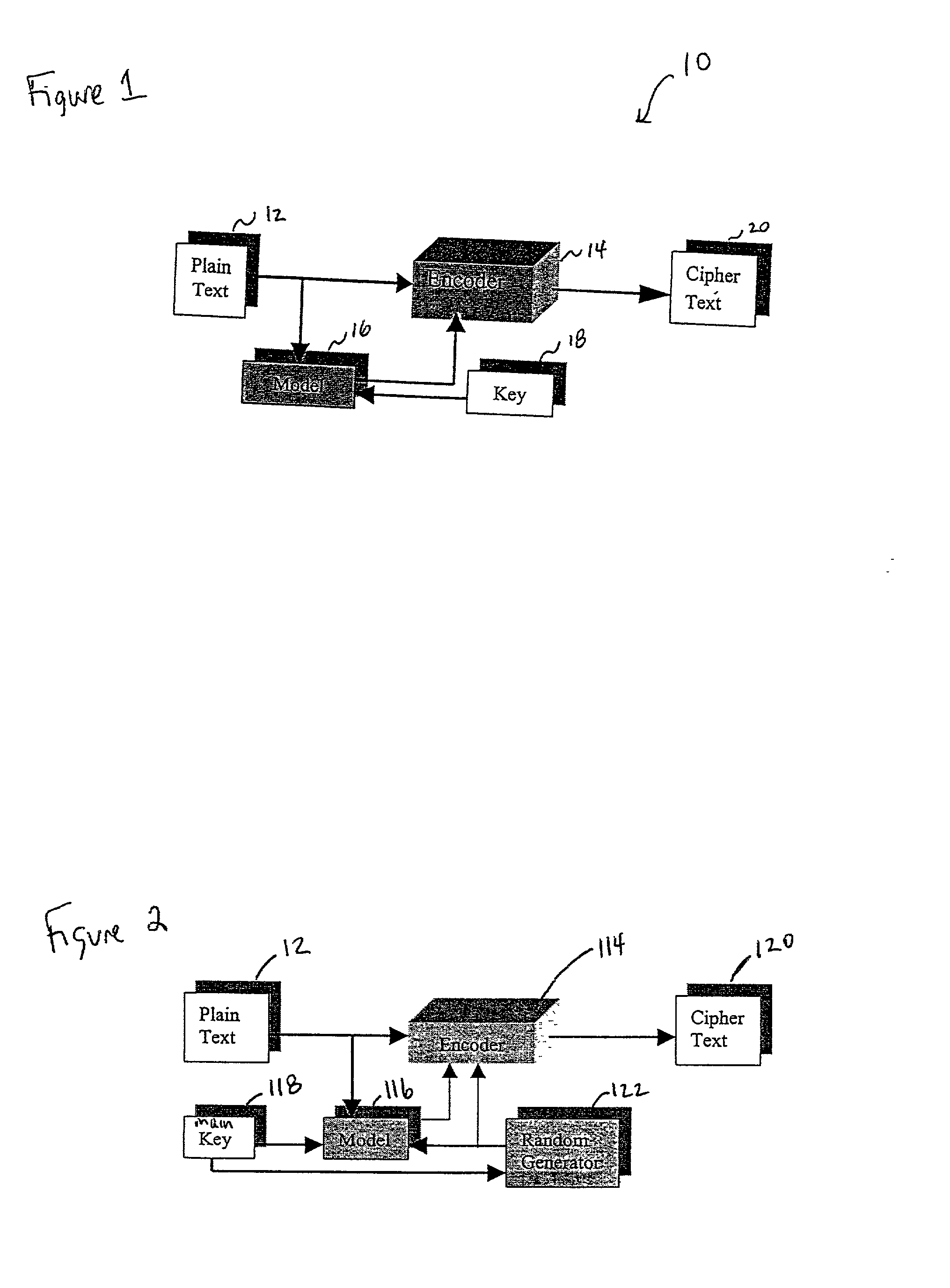 Variable size key cipher and method and device using the same