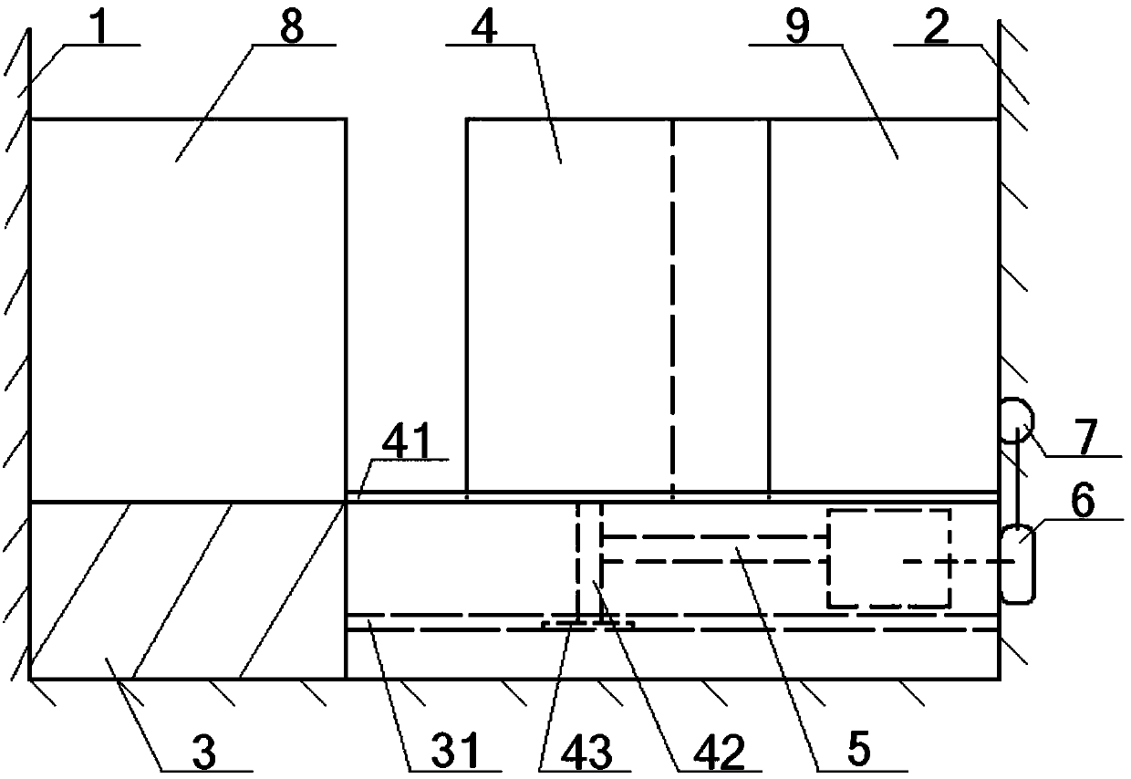 Ventilating window capable of horizontally moving