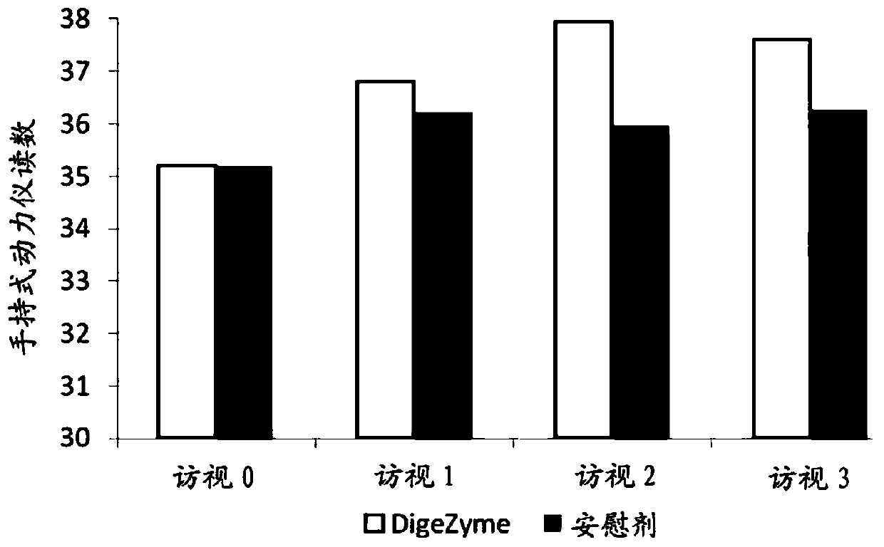 Enzyme composition for therapeutic management of muscle soreness