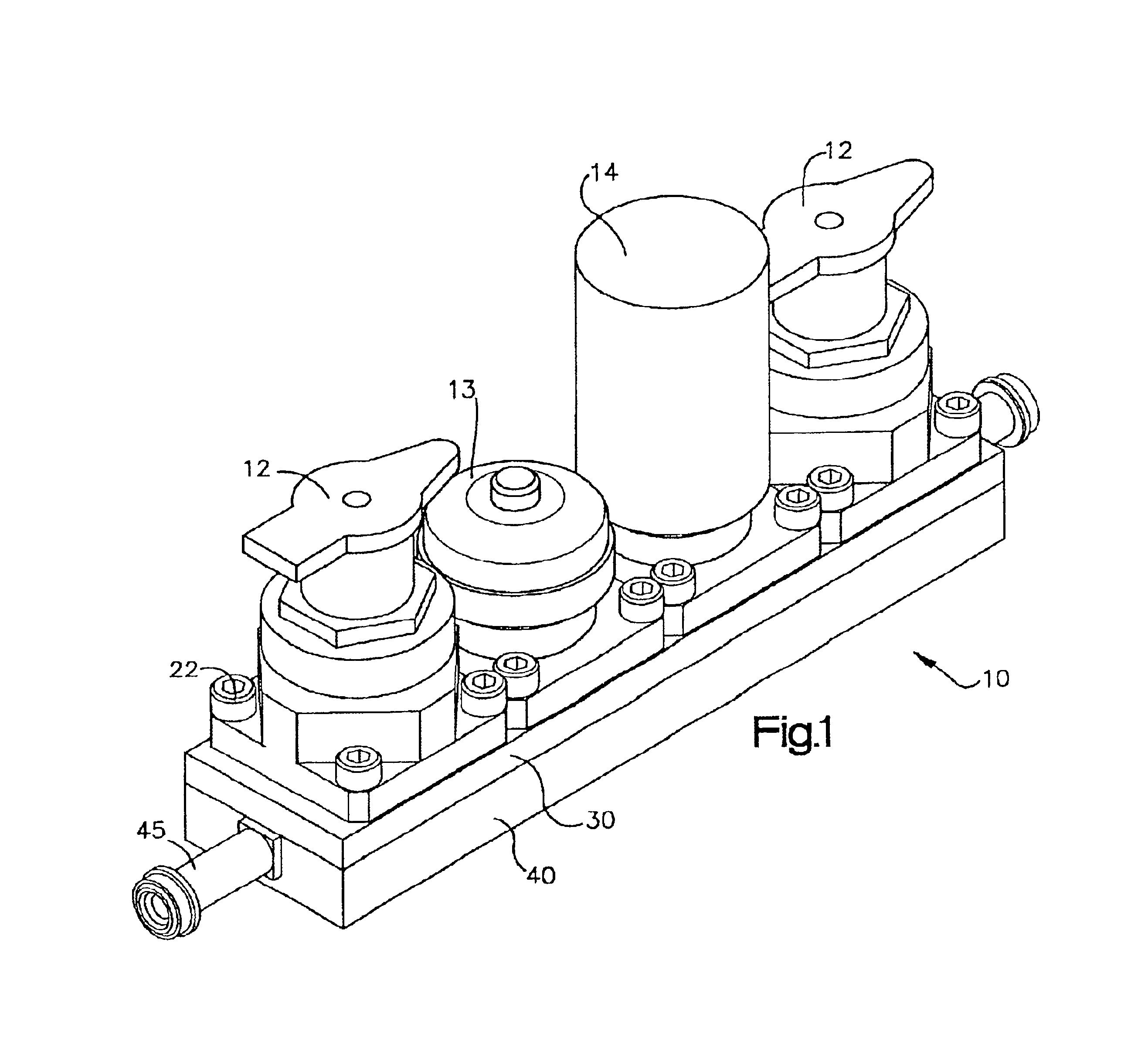 Modular surface mount manifold