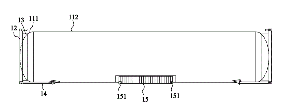 Transportation tank and tank-type transporter