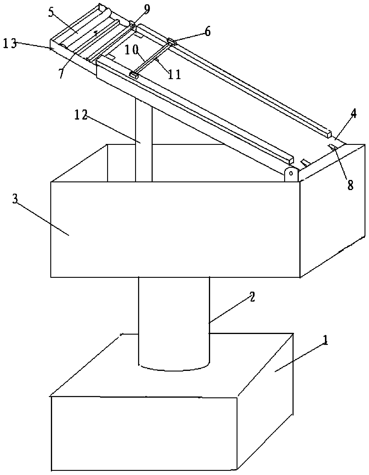 Drawing board with automatic drawing paper cutting function for artistic design