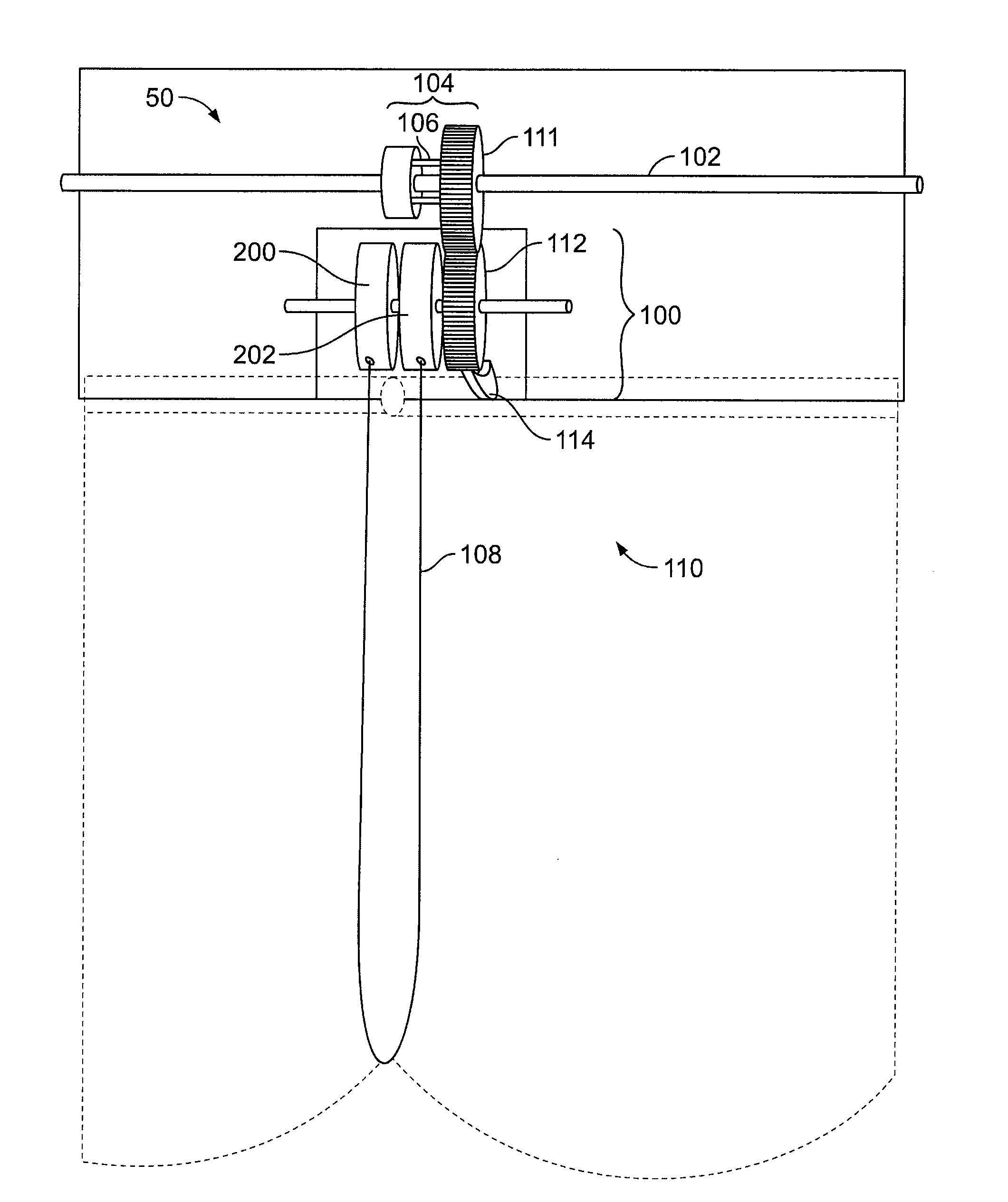 Portable curtain retraction device and system