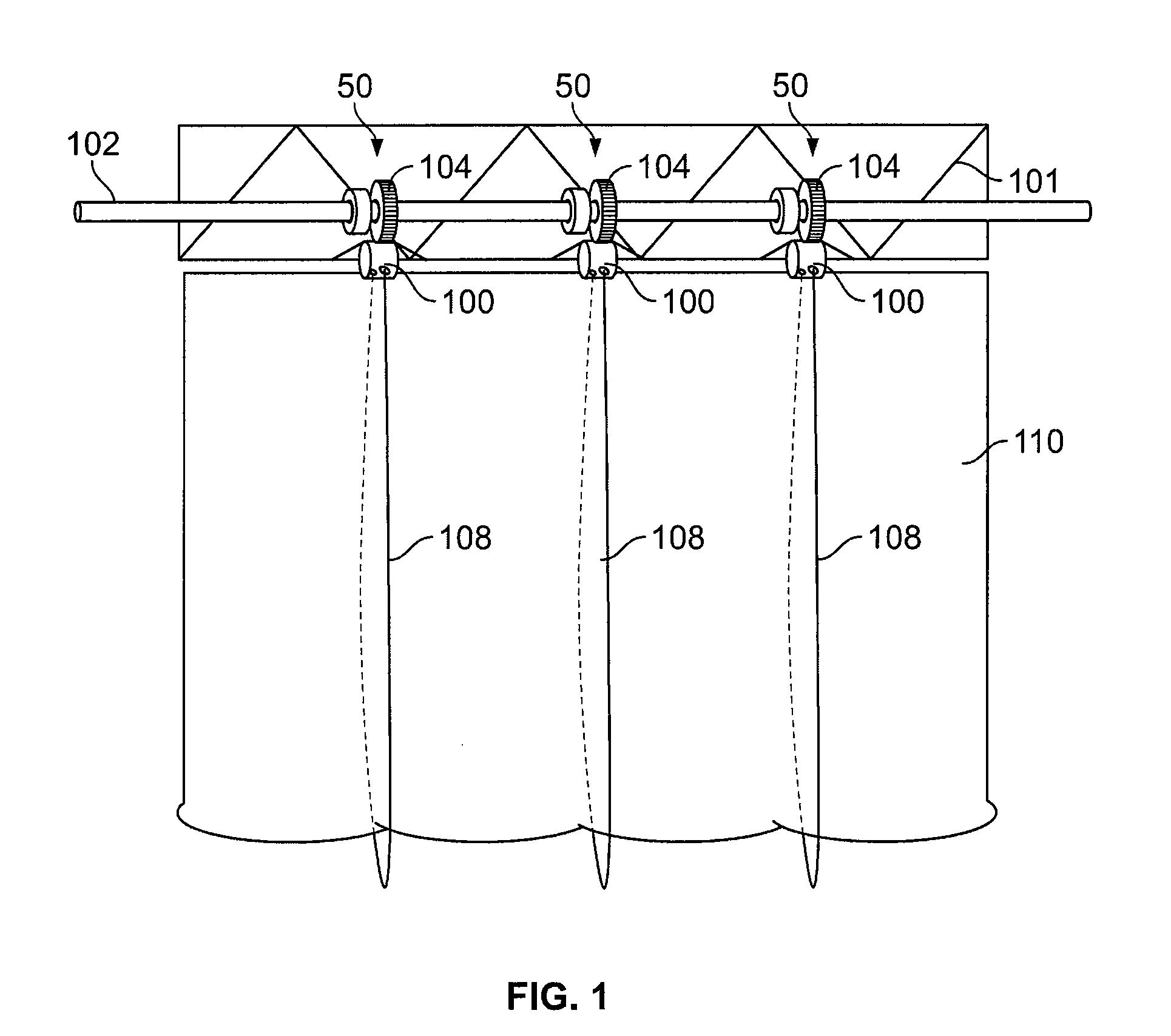 Portable curtain retraction device and system