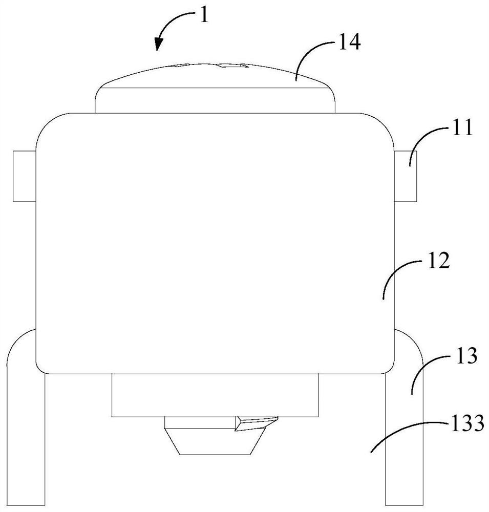 Press block assembly, door assembly and laundry treatment device