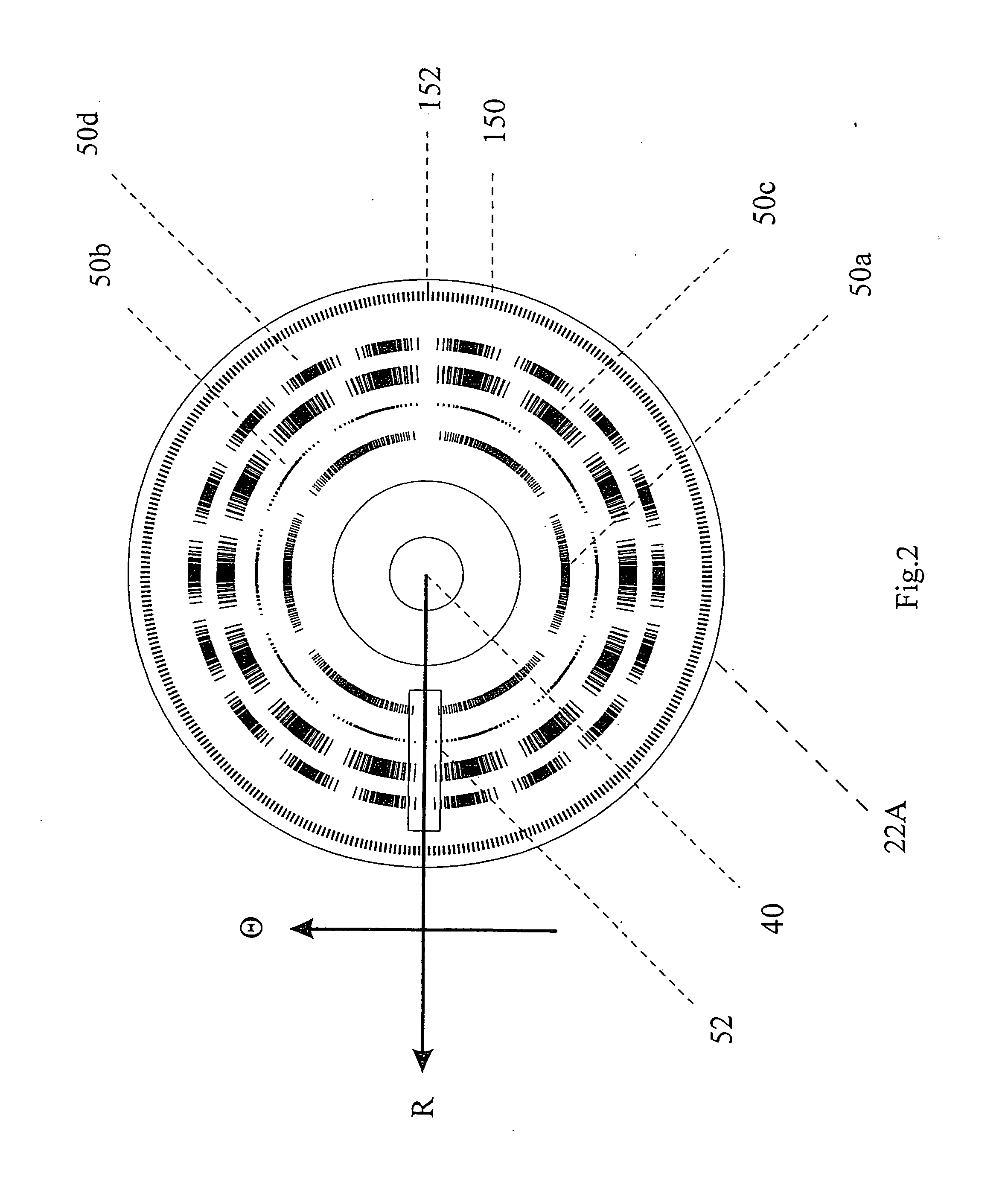 Method and apparatus for radiation analysis and encoder